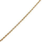 Collier doré médaillon martelé pierre de lune 42 cm