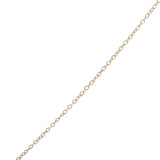 Collier doré quartz rose attaché à la chaine 42 cm