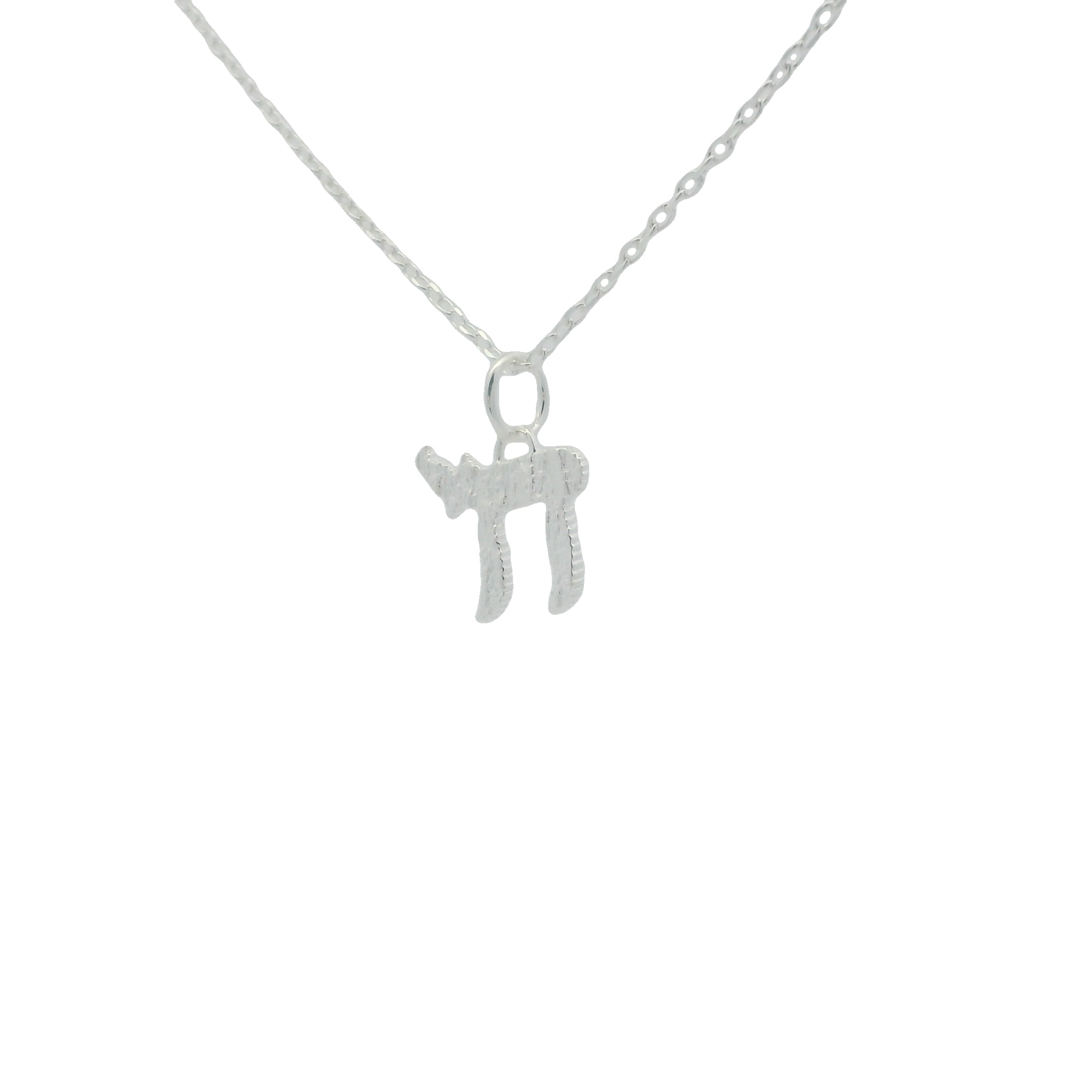 Collier argent 925 Haï martelé 42 cm