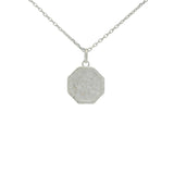925 silver necklace with "true love" medal