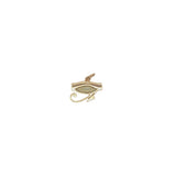 Charms doré oeil d'Horus avec prehnite