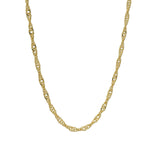 Gold Singapore mesh necklace