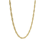 Gold Singapore mesh necklace