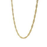 Gold Singapore mesh necklace