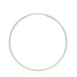 Créoles argent 925 fines 4 cm