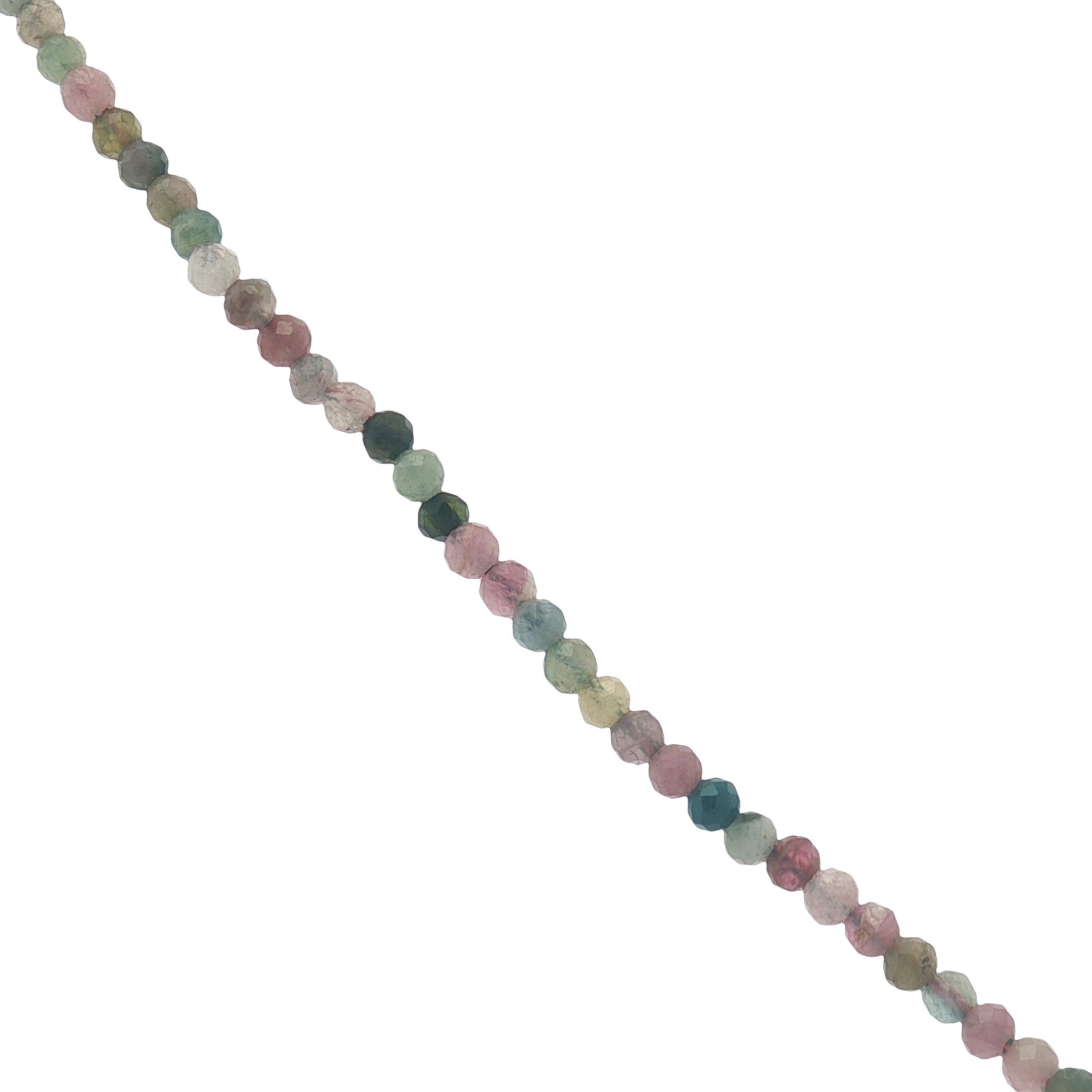Collier doré tourmaline et perle de culture 42 cm