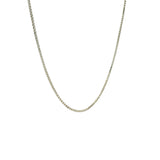 Silver necklace with filed Venetian mesh