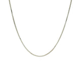 Silver necklace with filed Venetian mesh