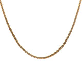Round cobra mesh chain necklace