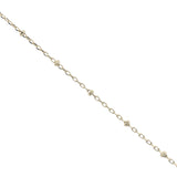 Collier doré scarabée en céramique teintée en bleu turquoise 60 cm