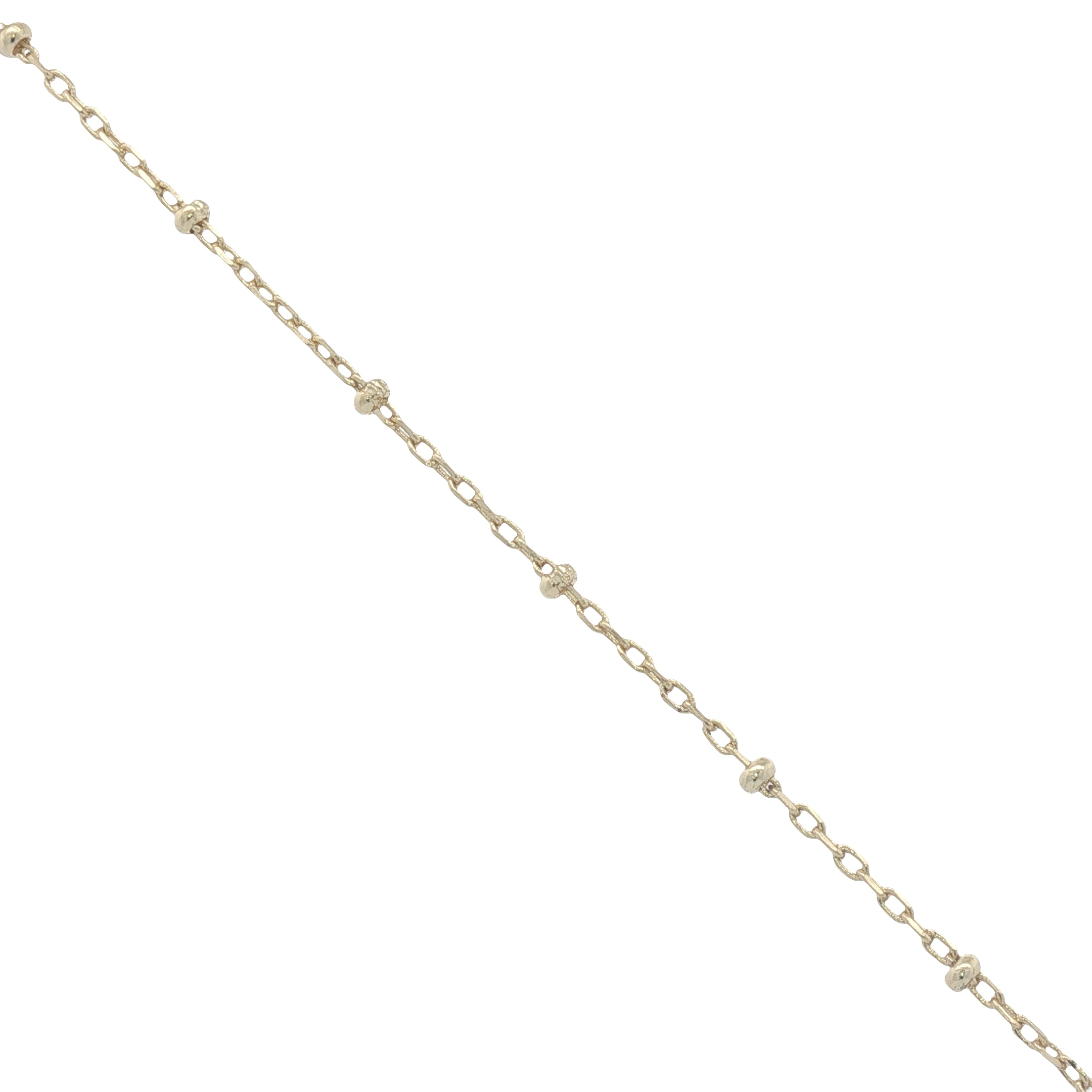 Collier doré scarabée en céramique teintée en bleu 60 cm