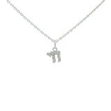 Collier argent 925 petit Haï avec zircons 42 cm