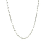 Collier argent 925 maille rectangle 42 cm