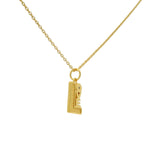 Love gold necklace
