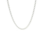 Silver horse mesh necklace