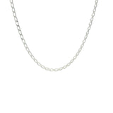 Silver horse mesh necklace
