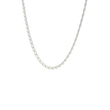 Silver horse mesh necklace