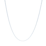 Collier en argent 925 maille boule 38 cm