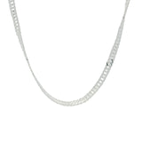 Singapore mesh silver necklace