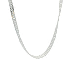 Singapore mesh silver necklace