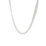 Singapore mesh silver necklace