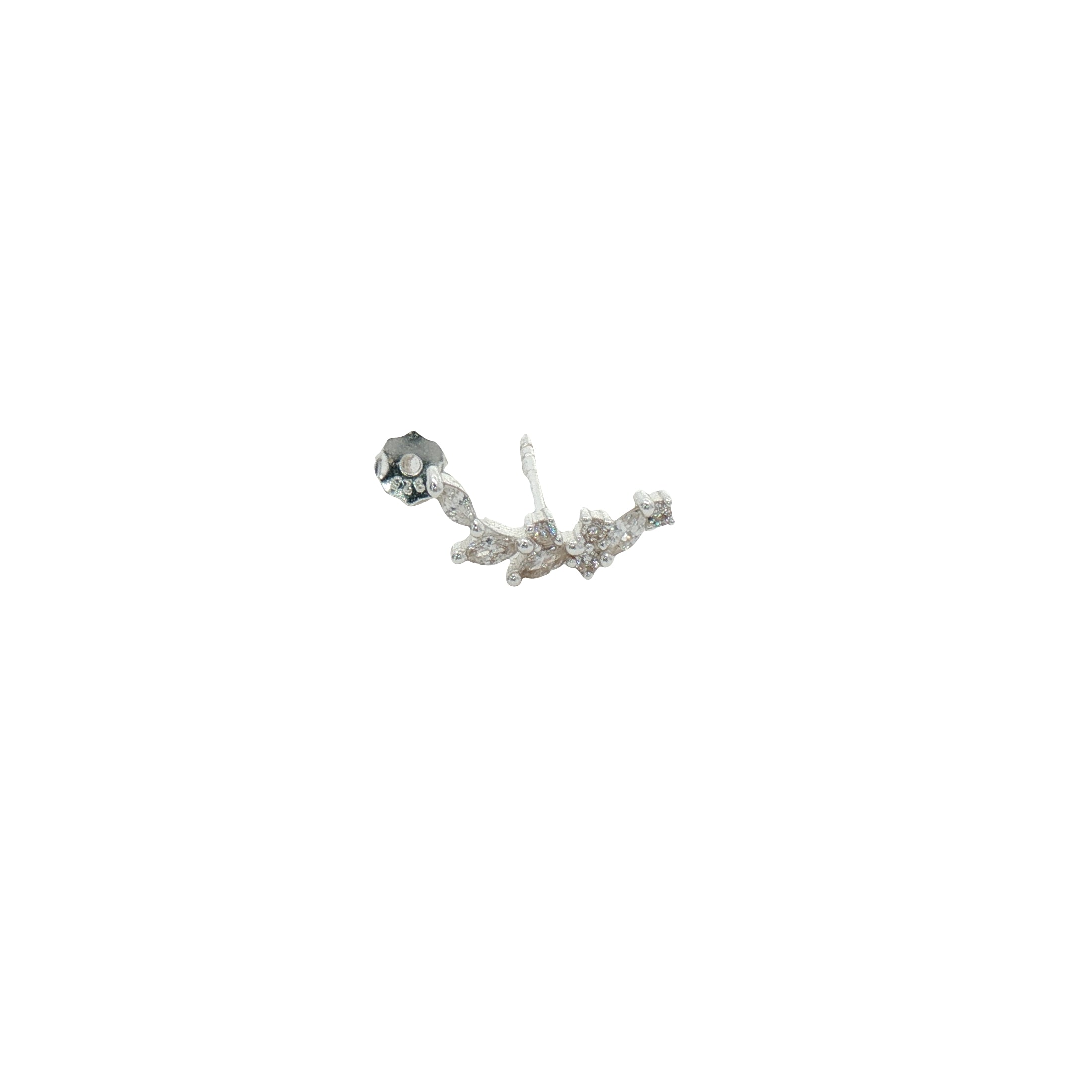 Boucle ear cuffs argent 925 avec zircons