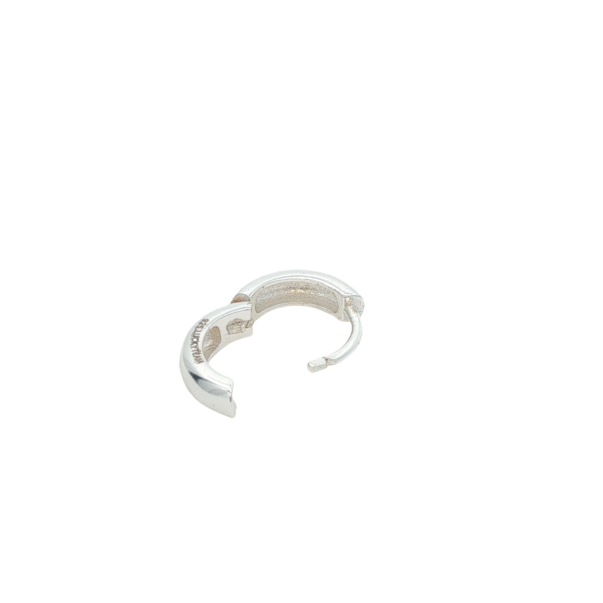 Mini créole bombée en argent 925