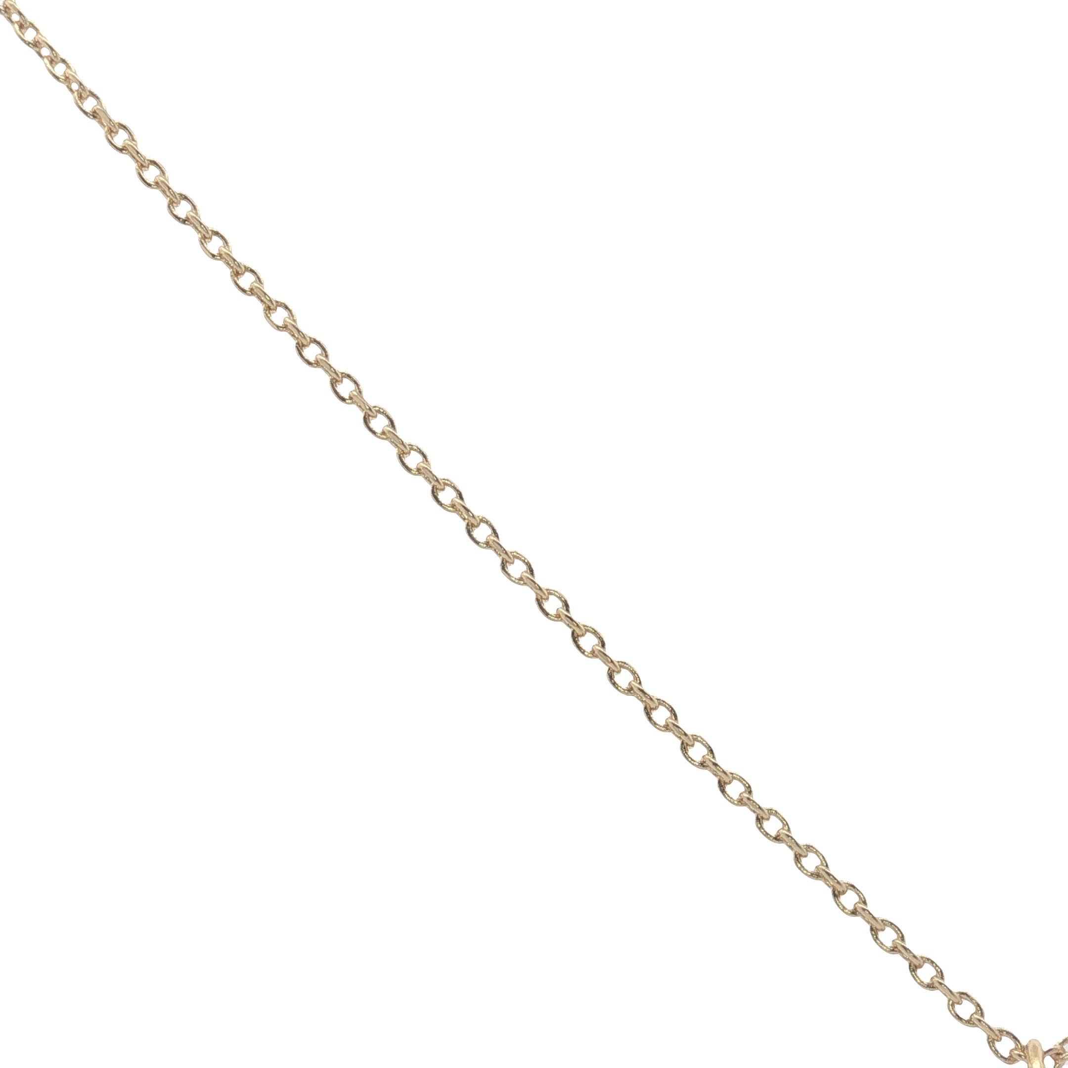 Collier doré Ganesh taillée dans du quartz fumé 42 cm