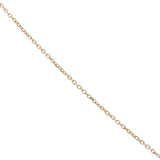 Collier doré petit oeil verre soufflé 42 cm