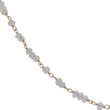 Collier doré en pierre de lune 50 cm
