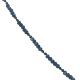 Collier doré oeil avec lapis lazuli 60 cm