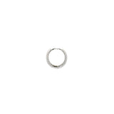 Mini créole striée en argent 925