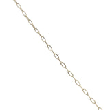 Collier doré poisson taillé dans la prehnite 42 cm