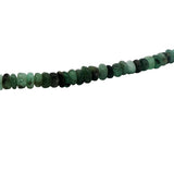 Gold necklace with stone and chains