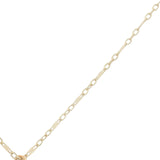 Collier doré onyx noire cabochon et scarabée doré 50 cm
