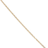 Collier doré trèfle pierre naturelle zircon 42 cm