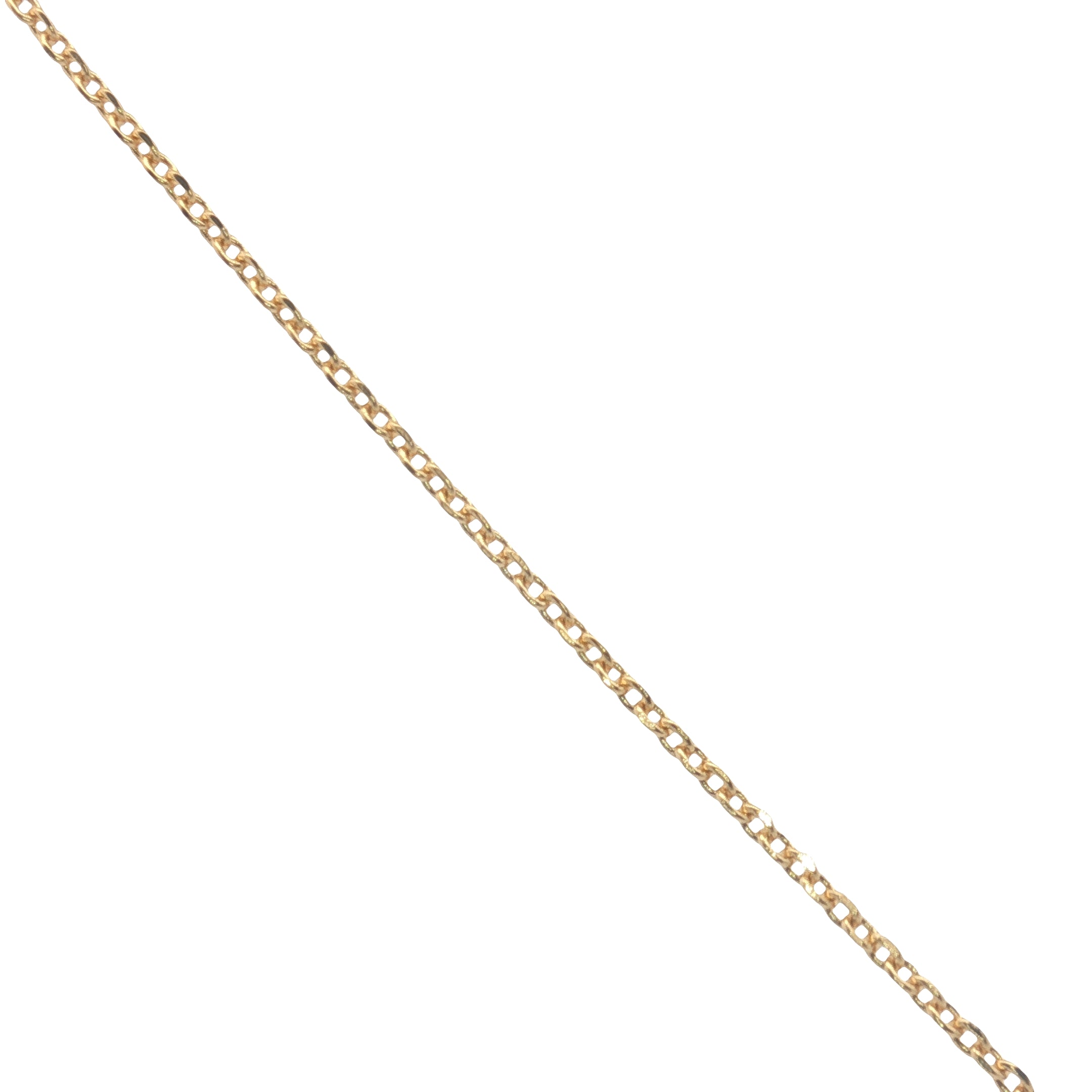 Collier doré trèfle pierre naturelle zircon 42 cm