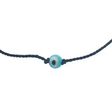 Bracelet cordon fin coloré petit oeil