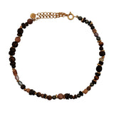 Wooden and pearl anklet