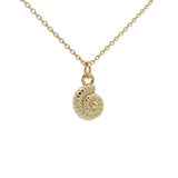Collier doré petit escargot 42 cm