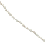 Collier doré soleil pierre de lune et zircons perles de culture 50 cm