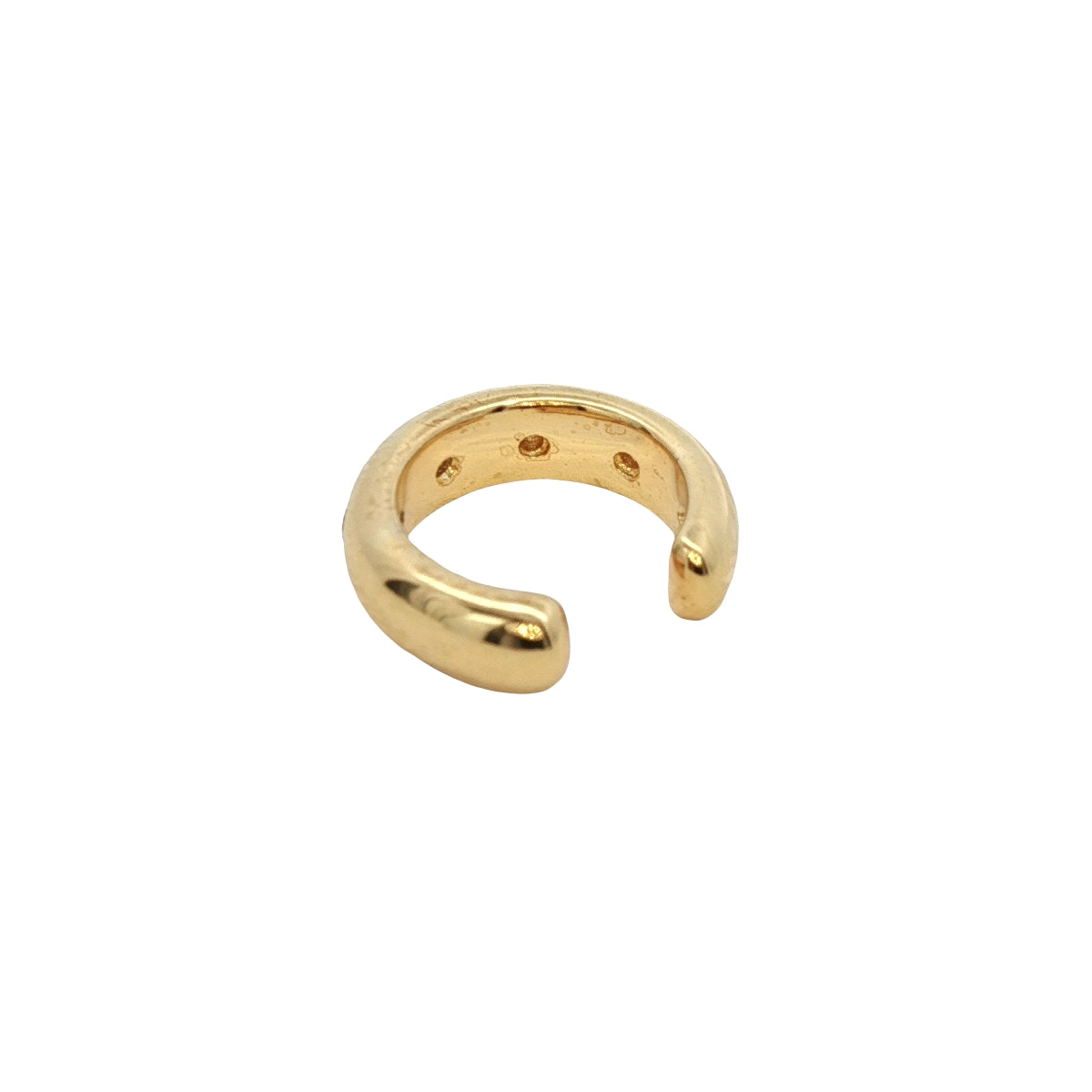 Bijou d'oreille ear cuffs doré avec zircons