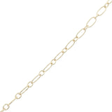 Collier doré sphère double pierre labradorite et pierre de lune 60 cm