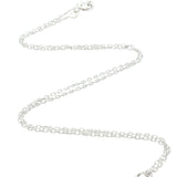 Collier argent 925 chiffre 1 martelé 42 cm