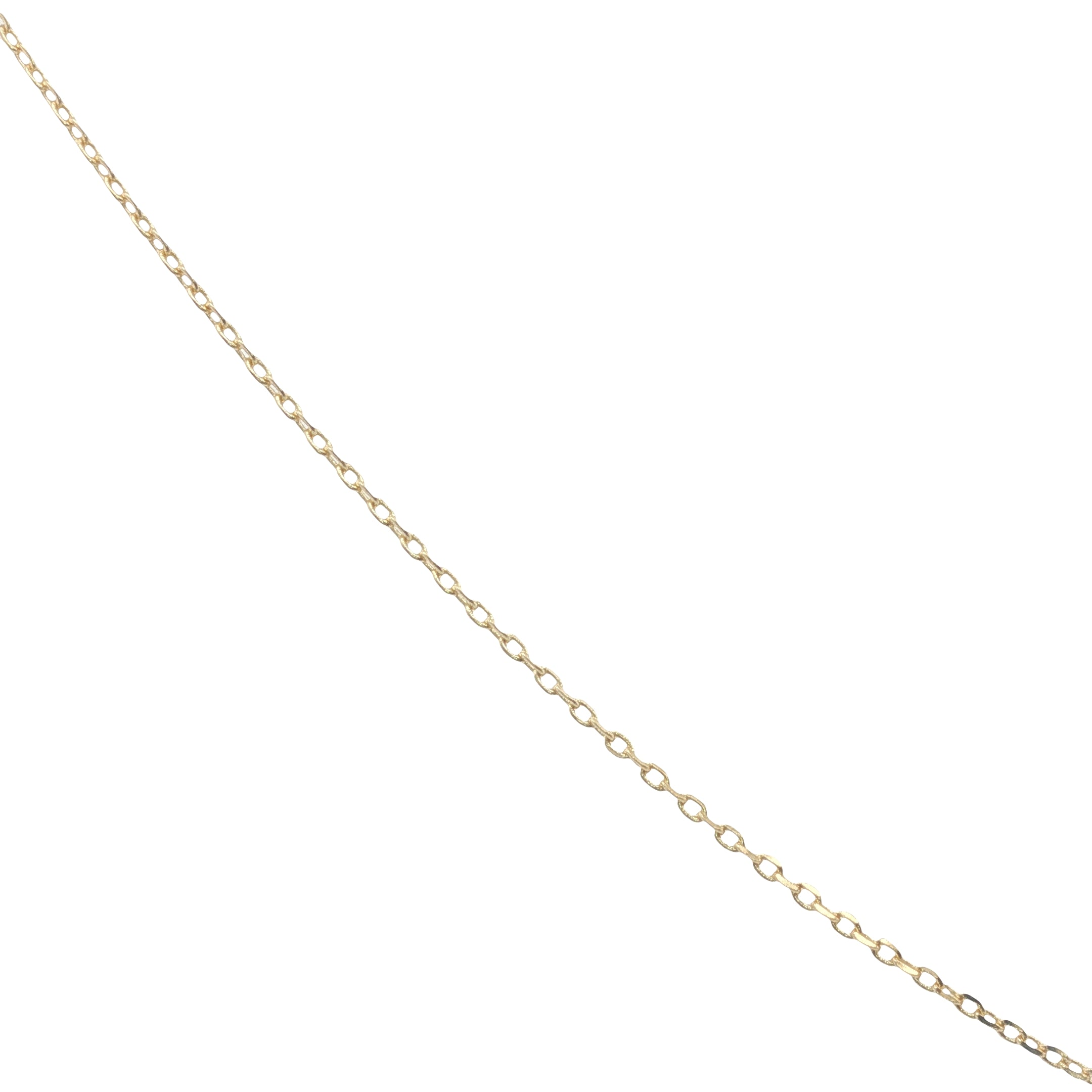 Collier doré petit oeil rouge 38 cm