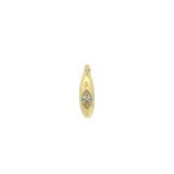 Mini zircon eye creole
