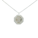 Silver necklace + than yesterday - than tomorrow