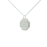 Silver necklace + than yesterday - than tomorrow