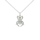 Scarab and protective eye necklace