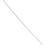 Collier argent 925 médaille étoile de David avec zircons 42 cm